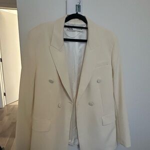 Zara Double-Breasted Blazer